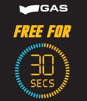 Get GAS products free for 30 seconds at Ajio on 15th July
